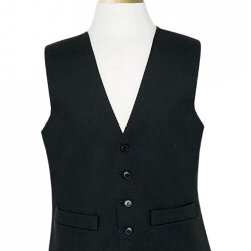 Black Herringbone Waistcoat Miniaturansicht