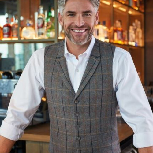 Memphis Tweed Waistcoat Miniaturansicht