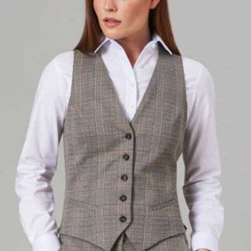 Olivia Check Waistcoat Miniaturansicht