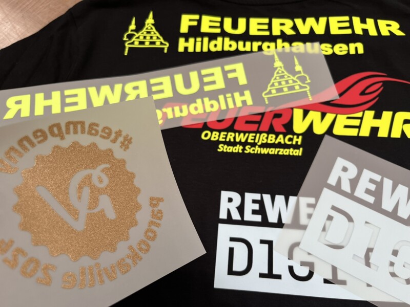 Siebtransferdruck bei Shirtschleuder