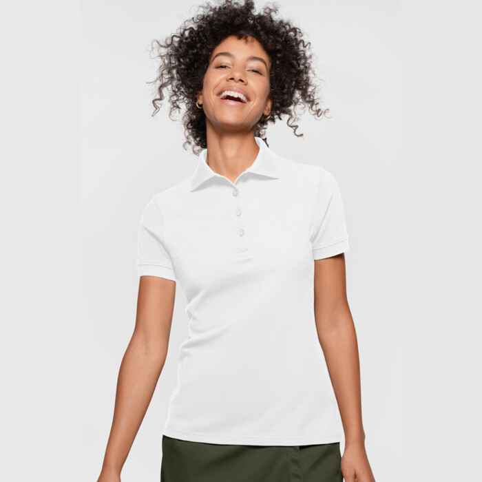 HAKRO Label-Free Damen Poloshirt Heavy Miniaturansicht