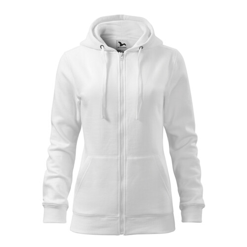 Trendy Zipper Sweatshirt Damen Miniaturansicht