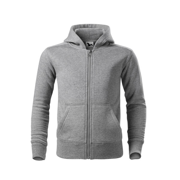 Trendy Zipper Sweatshirt Kinder Miniaturansicht