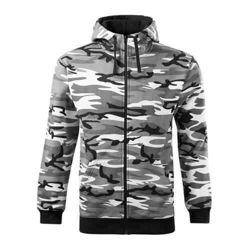Camo Zipper Sweatshirt Herren Miniaturansicht