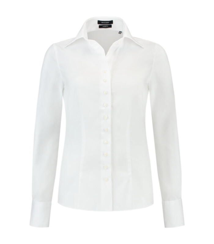 Fitted Blouse Hemd Damen Miniaturansicht