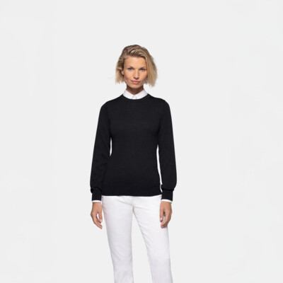 HAKRO Damen Pullover Merino-Wolle Miniaturansicht