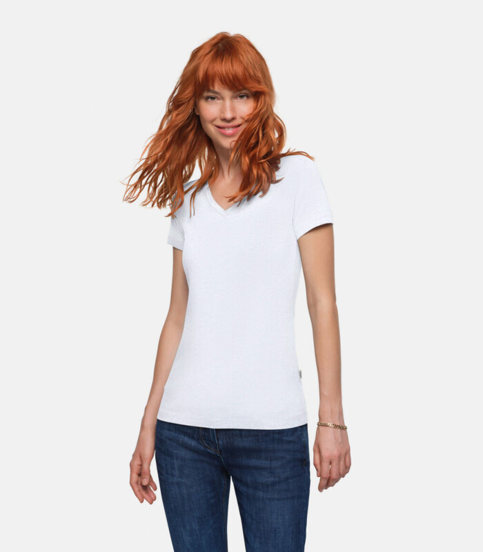 HAKRO Damen V-Shirt Stretch Miniaturansicht