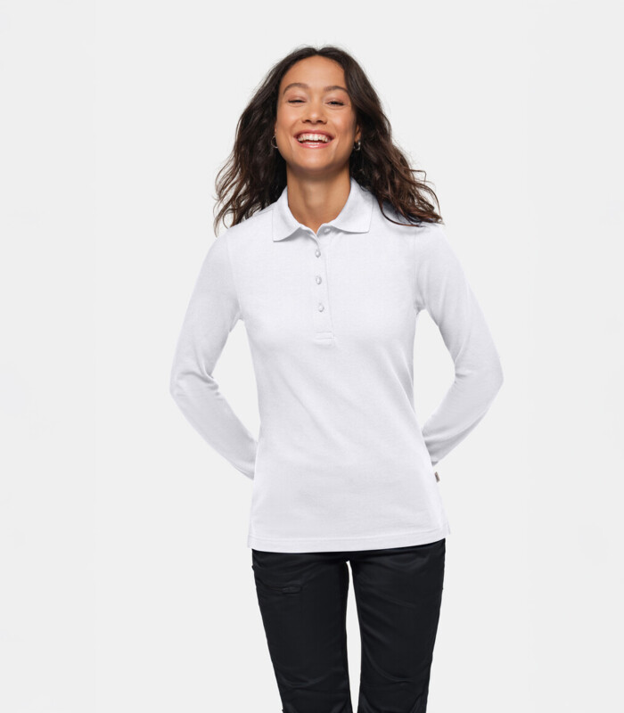 HAKRO Damen Longsleeve-Poloshirt MIKRALINAR® Miniaturansicht
