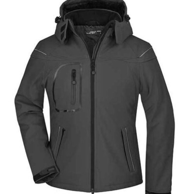 JN1001 | Ladies´ Winter Softshell Jacket Black Miniaturansicht