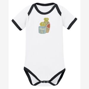 Contrast Organic Baby Body SSL kurzarm aus Bio-Baumwolle Miniaturansicht