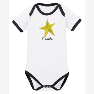 Contrast Organic Baby Body SSL kurzarm aus Bio-Baumwolle Miniaturansicht