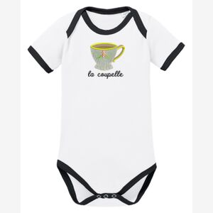 Contrast Organic Baby Body SSL kurzarm aus Bio-Baumwolle Miniaturansicht