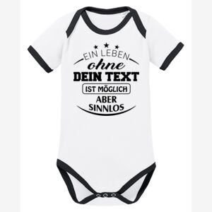 Contrast Organic Baby Body SSL kurzarm aus Bio-Baumwolle Miniaturansicht